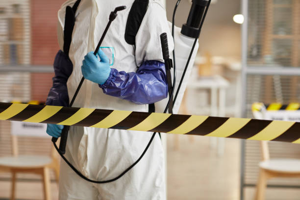Professional Biohazard Cleanup technician working in Utica, SC